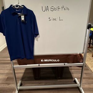 UA blue golf polo